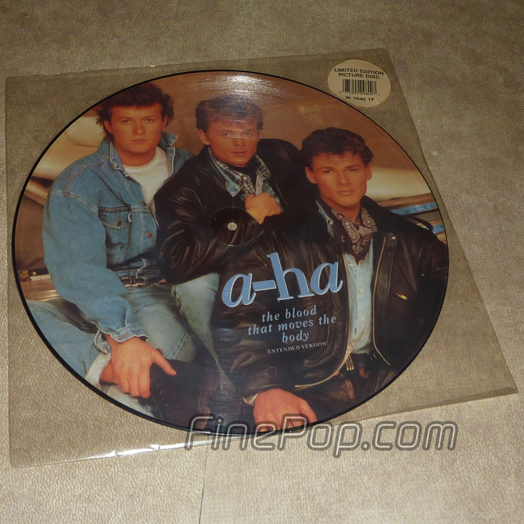A-ha The Blood That Moves The Body Extended Version Picture Disc NM Fotodisco entrega inmediata $ 700 MXN