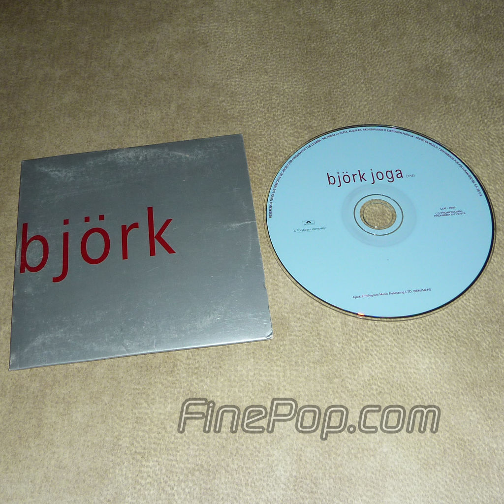 Bjork Joga Mexico Original 1 Track Silver Cardsleeve CD Promo VG-VG CD entrega inmediata $ 400 MXN