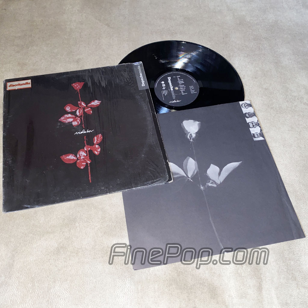 Depeche Mode Violator Original Mexico 9 Track LP Album Vinyl + Lyric Sheet VG-EX Vinyl entrega inmediata $ 400 MXN