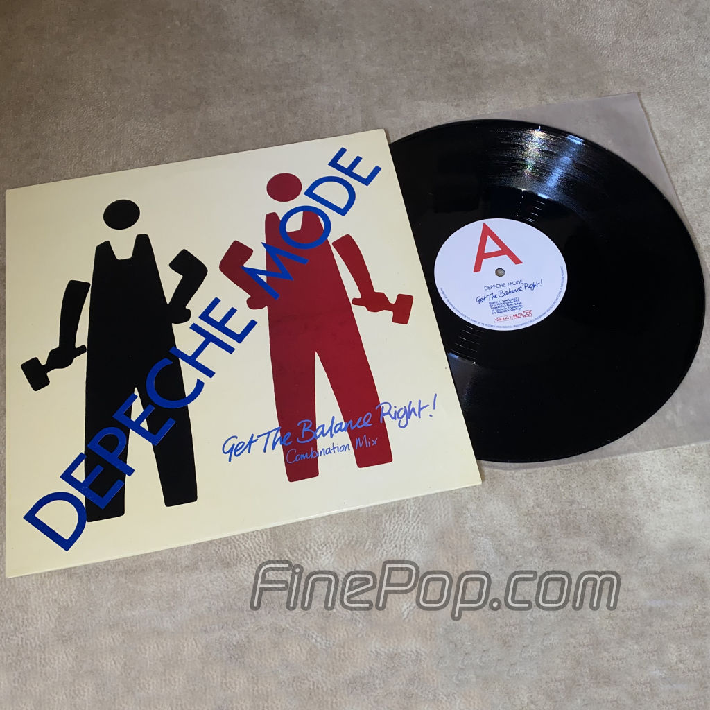 Depeche Mode Get The Balance Right! Combination Mix + The Great Outdoors!  12 Inch Vinyl EX/EX - FinePop