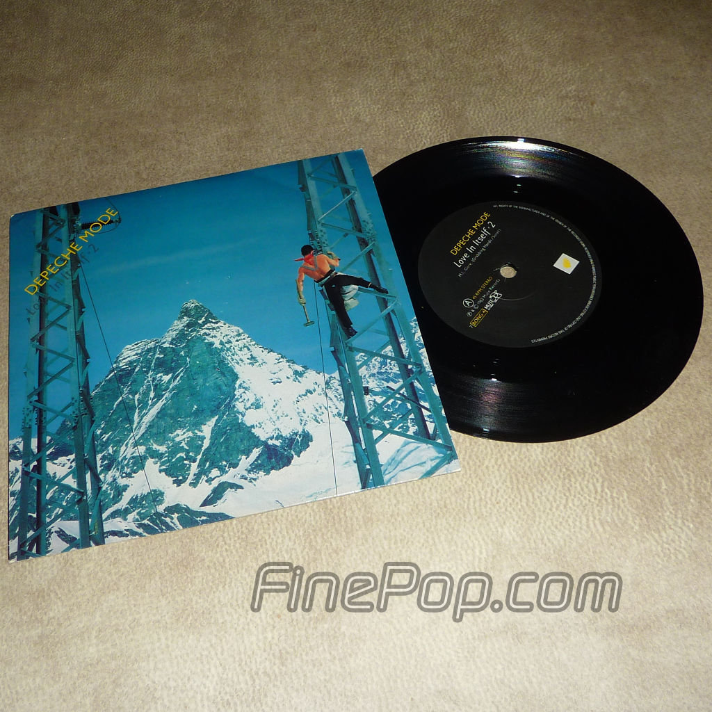 Depeche Mode Love In Itself 2 + Fools Original Silver Letters 7 Inch Vinyl NM-VG Vinyl orden especial $ 400 MXN