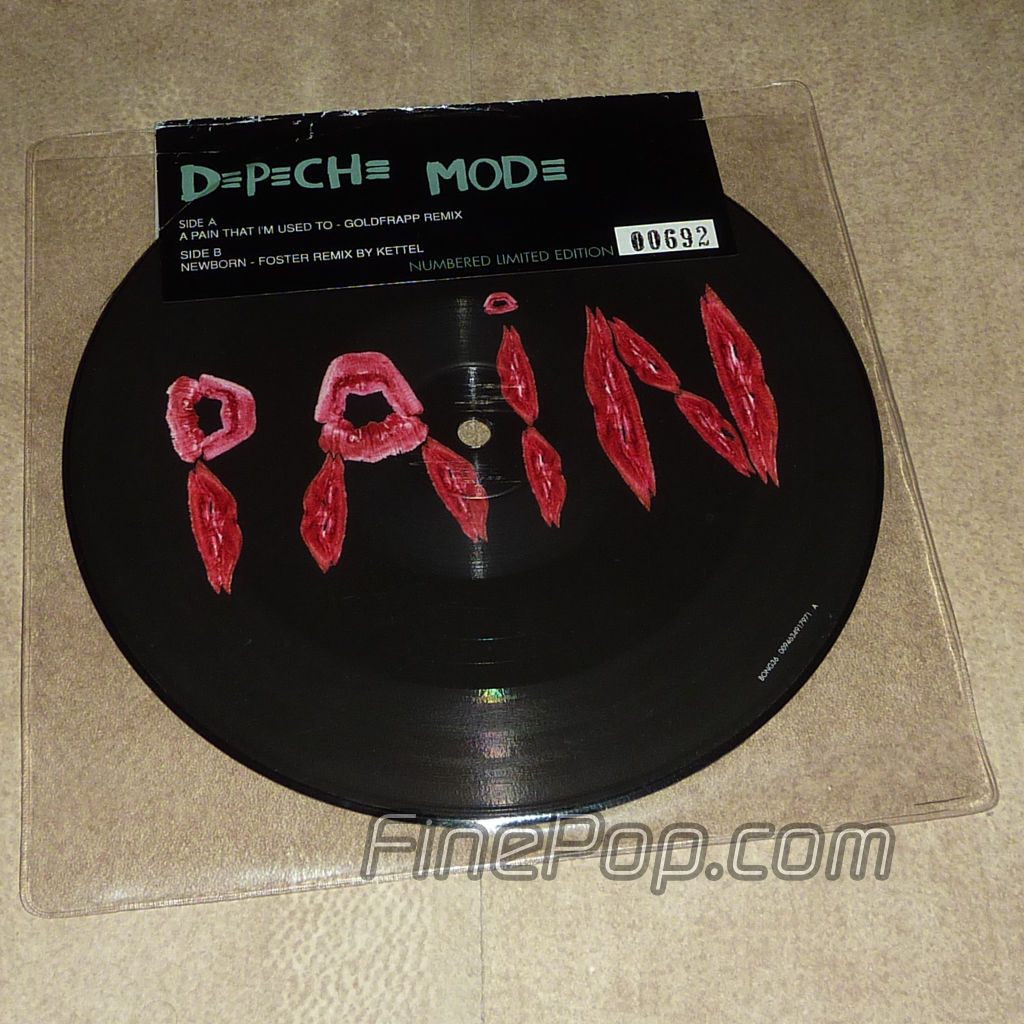 Depeche Mode A Pain That I'm Used To (7 Inch Picture Disc Numbered Limited Edition) SEALED! M-M Fotodisco orden especial $ 700 MXN