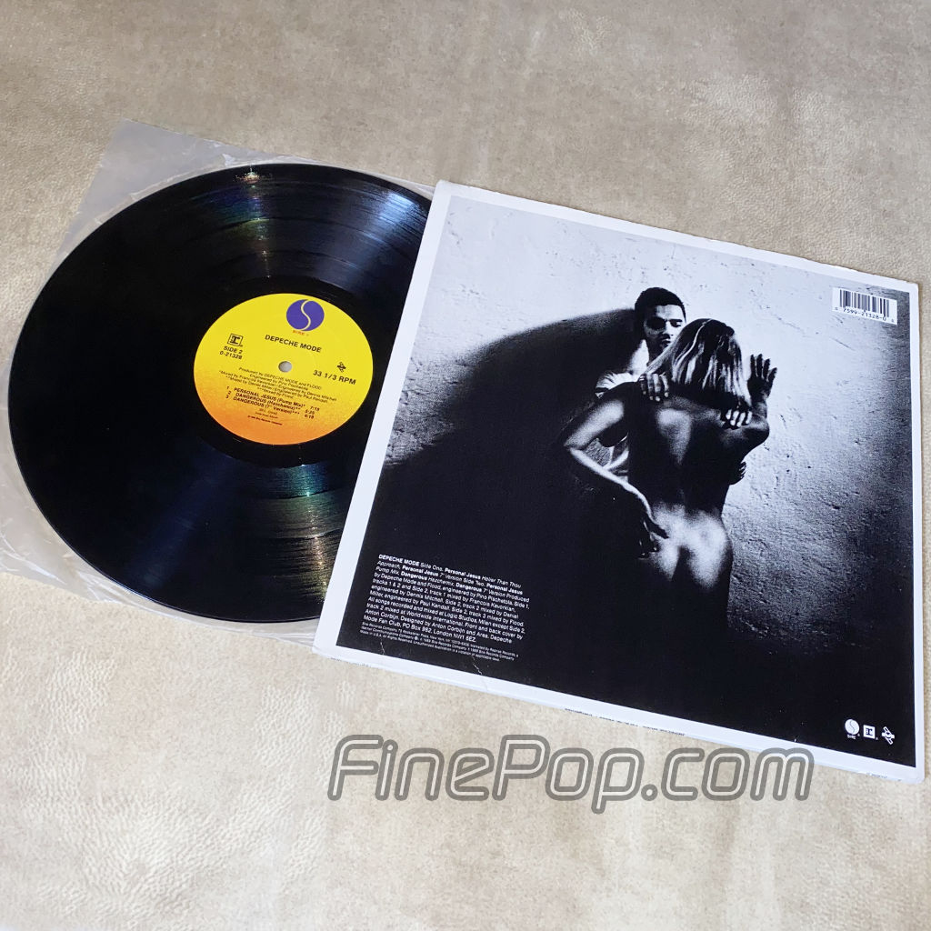 Depeche Mode Personal Jesus + Dangerous Original Glossy DM 7 Inch Vinyl  NM/EX - FinePop