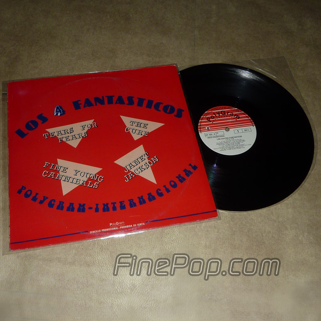 Fine Young Cannibals I'm Not Satisfied (featured in Various Artists Mexico Promo-Only 12 Inch Translucent Vinyl EP) Los 4 Fantasticos VG-VG Vinyl orden especial $ 200 MXN