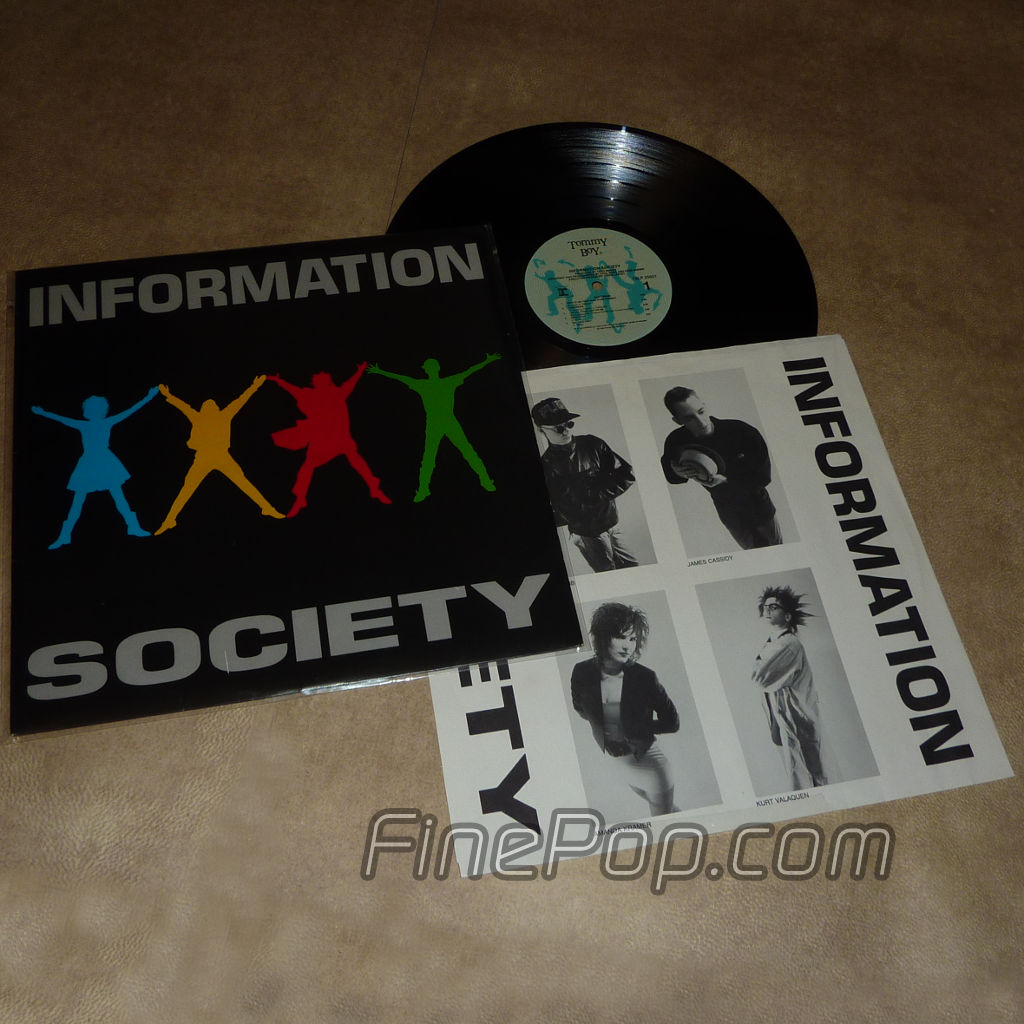 Information Society Information Society (10-Track First Album Vinyl + Lyrics and Photo Inner) EX-EX Vinyl orden especial $ 600 MXN