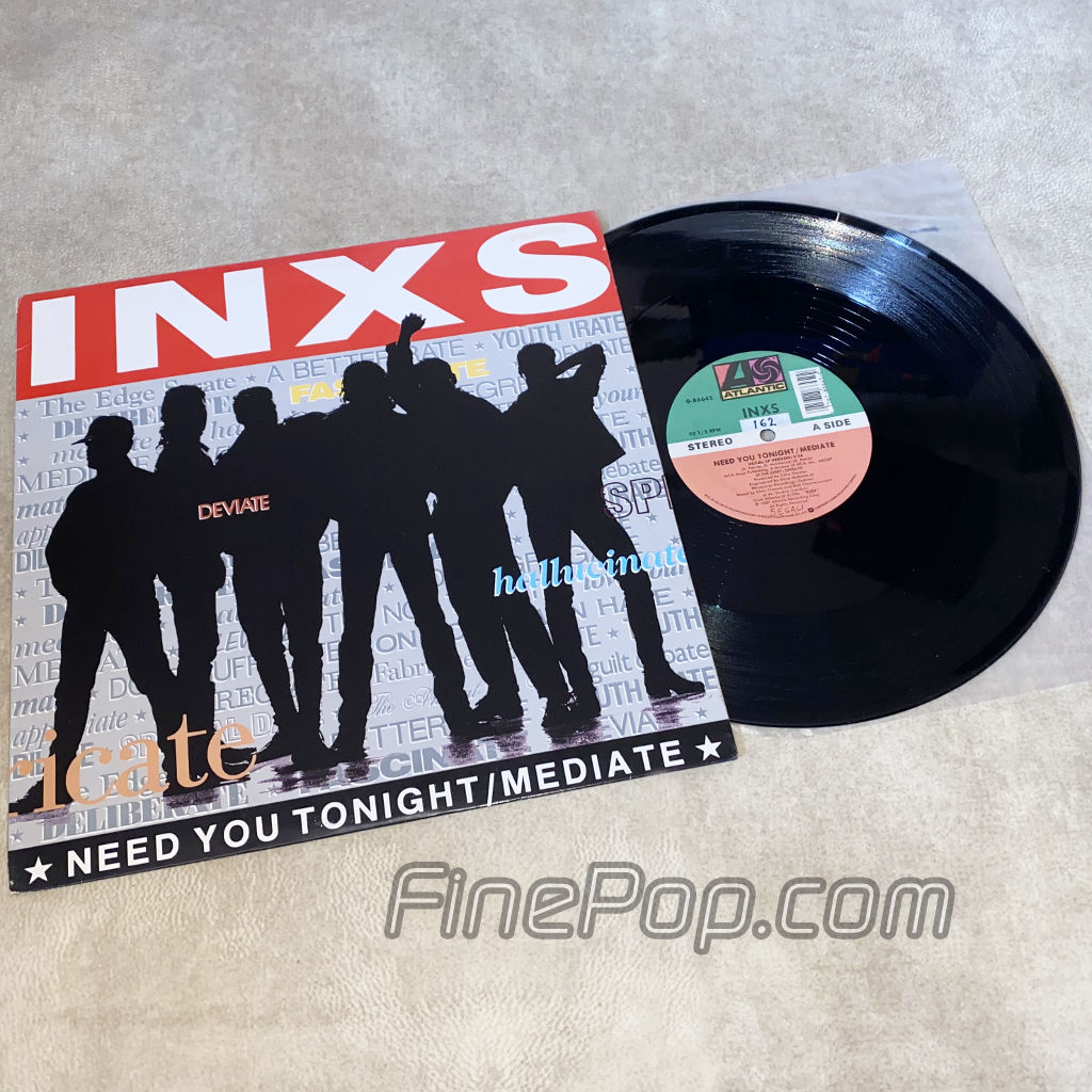 Inxs Need You Tonight-Mediate Vocal LP Version 3 Track US 12 Inch G-VG Vinyl entrega inmediata $ 250 MXN