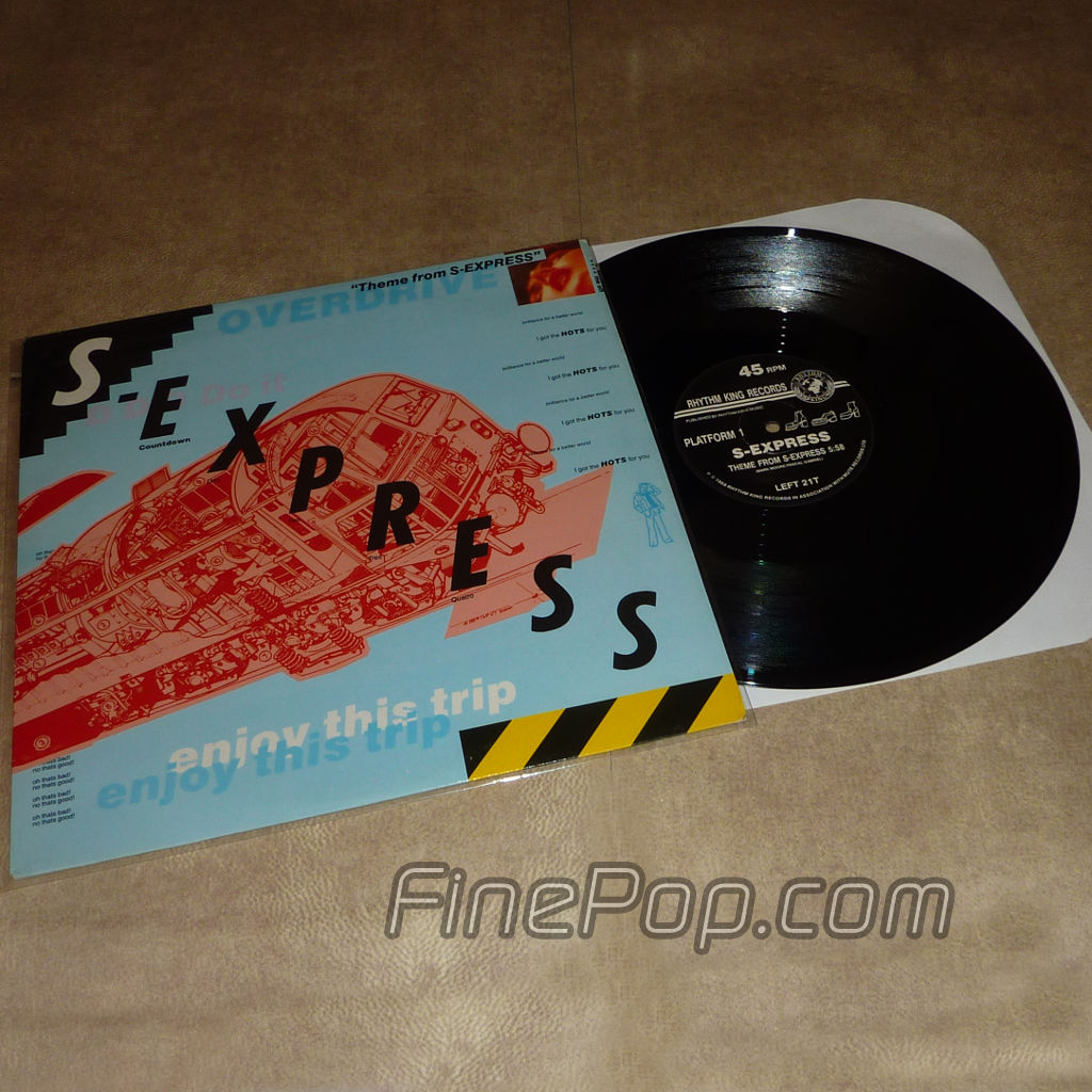 S-Express Theme From S-Express + The Trip (Microdot House Mix) EX-EX Vinyl orden especial $ 400 MXN